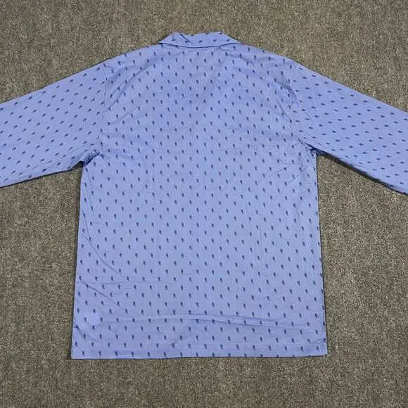 Polo Ralph Lauren All Over Print PRL Monogram Woven Pajama Shirt Adult Medium - Picture 16 of 16
